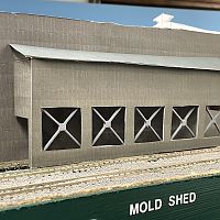 New skin on the OHF East Wall and Mold Shed