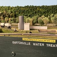 Upgraded Bartonville Water Treatment Plant.  Also refurbished trees back of shelf.