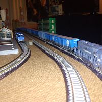 Z scale Pan Am Railways train