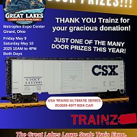 Great Lakes Large Scale Train Expo Door Prizes