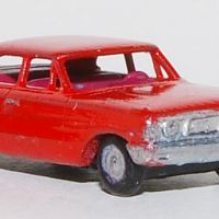 Wiking 1964-65 Chevelle with MAC 1964 FG Series 4-door Sedan and Bachmann 1963 Mercury Marauder