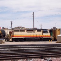 Escalante Western SD40 601 in BNSF yard, Gallup, NM MAy 2006