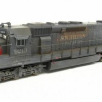 Southern Pacific SD45T-2 #9213 with a bunch of details and weathered
