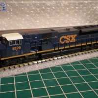 Custom Painted CSX SD80MAC 4599 with added details