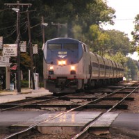 Amtrak through the streets