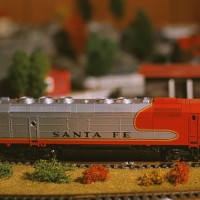 October 1975 - One of my favorite locos, the ATSF FP45. A present on my 12th birthday.