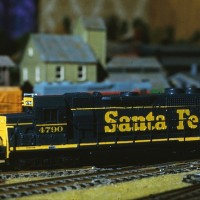 February 1977 - ATSF GP40 - Another one of my Dad's works.