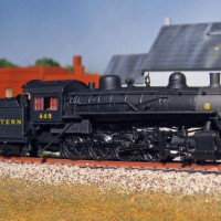 Norfolk and Western M Class 4-8-0 kit bashed from a Bachmann Consolidation.