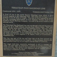 Tehachapi Historical Marker