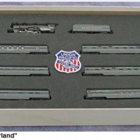 UP "Overland" by Con Cor.
As originally offered by Con Cor.
Rapido couplers
DC
N Scale

Like New, never been on the rails. Original box, associated papers, and patch (if it had one with the set)

Listed in N scale Auctions on this site.


$250