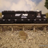 Custom Painted SD40-2 with irregular proto details to my liking.. :)