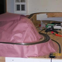 Building the Mountain Pass upto the second level of the layout