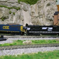 Athearn CSX SD70M and Athearn NS SD70M. This is my first NS loco.