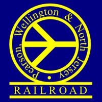 The PW&NJ Railroad logo