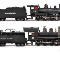 Digital Kitbash, Southern Pacific narrow gauge #9 from a Bachmann N scale 4-6-0.