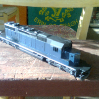 Phase 2 SD39-2 in basic company paint. Phase 1 unit is under construction right now.