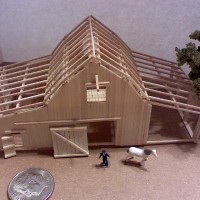 Basswood Scratch built barn