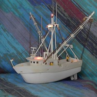 Shrimp Boat different from the other built at the same time. this one has running light
