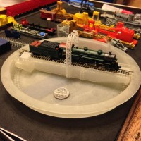 119' Turntable in Z scale with AZL Mikado Southern