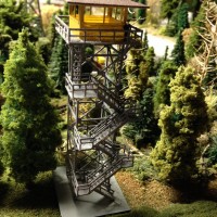 Forestry Tower 76' Z scale Painted designed by southernnscale