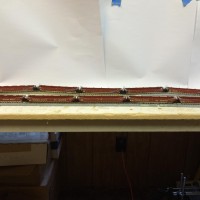 These are  WISEMAN MODEL SERVICES 
GUNDERSON MAXI STACK III 5 UNIT ARTICULATED WELL CAR KITS. FORMER N SCALE OF NEVADA KIT