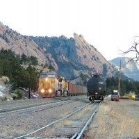 First light at Plain, and a coal load