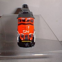 CUSTOM CN SD40-2 #5362 FRONT VIEW
