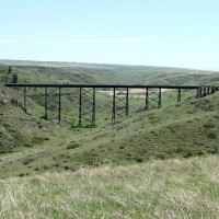 Another view, closer to Red Coulee trestle