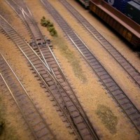 Sand Soil and Ballast:  Painted