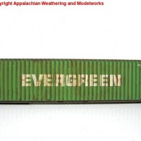 Weathered Evergreen Athearn RTR 40' Hi-Cube Container