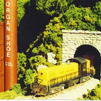 A southbound Tioga local freight exits tunnel number 1.