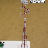 Radio Tower with Fiber Optic lighting