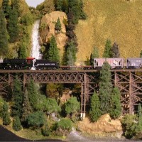 Planting Trees on Trestle side of Module