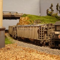 LNE Cement Train PRR Covered Hopper