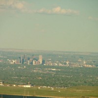 Denver skyline as seen from Big Ten