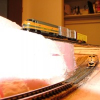 Mainlines completed on the new layout