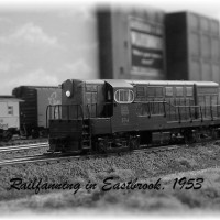 Railfanning in Eastbrook, 1953