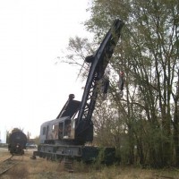 200 ton crane at the Palistine, ILL.  yard