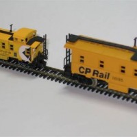 Z-Scale CP yellow Caboose