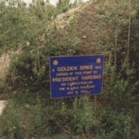 Alaska RR Golden Spike