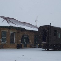 Midland RR in the snow