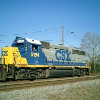 CSX GP40 Switches Nash County RR Interchange
