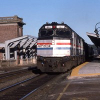 Amtrak Carolinian at Fredericksburg, VA by ERIC MILLER