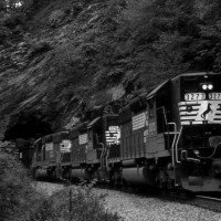 Norfolk Southern Eastbound at Little Tunnel by ERIC MILLER