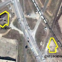 Google Earth of Hearne Depot