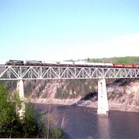 East Pine River bridge in 1990