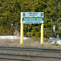 The Continental Divide sign at Summit