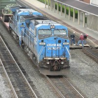 NS with all Conrail power eastbound at Altoona PA