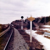 Rimouski approach signal (circa 1980)