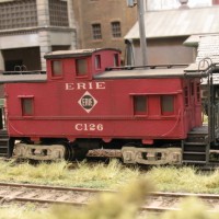 Erie caboose with correct trucks